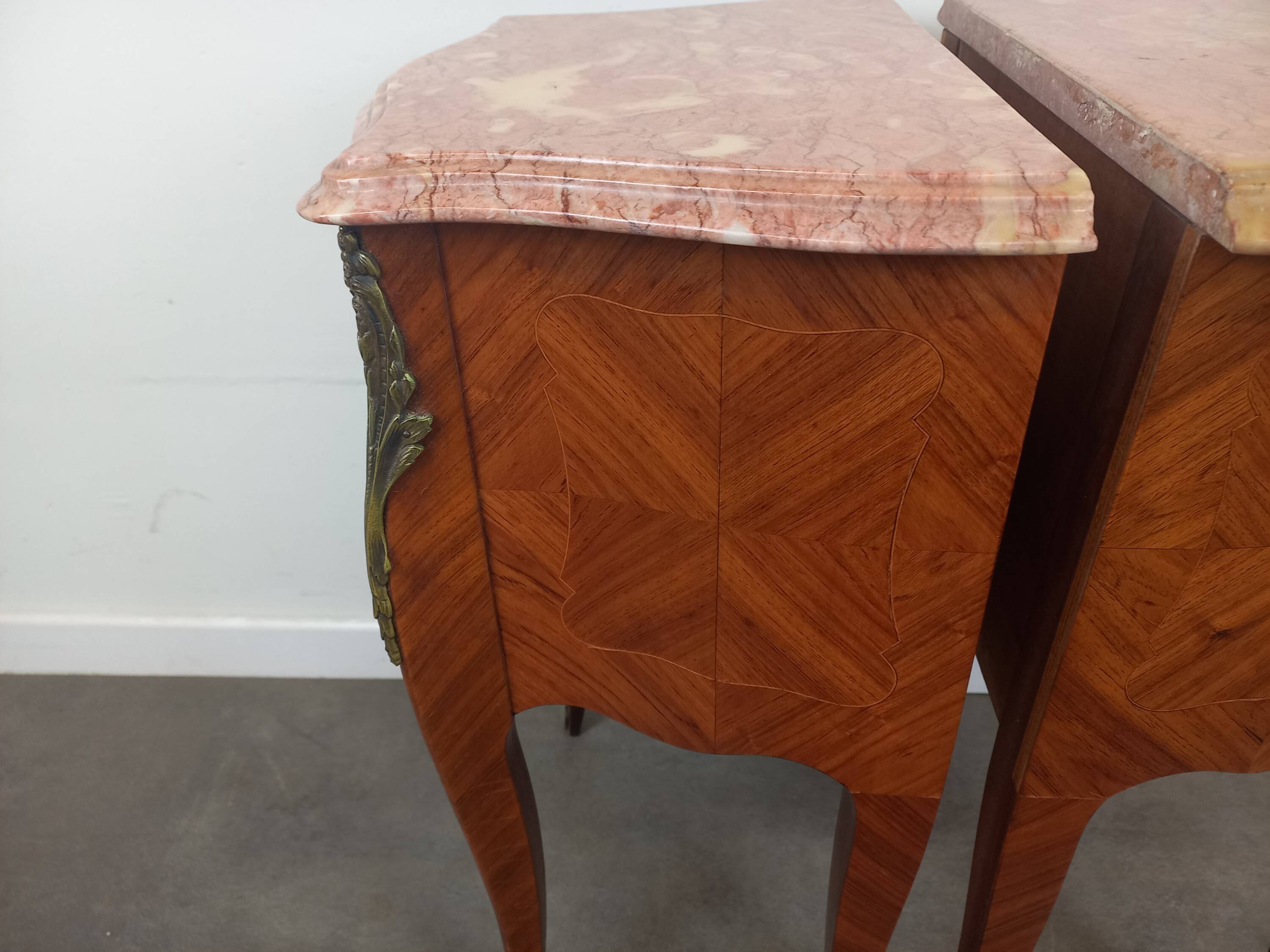 Pair of Louis XV style bedside tables