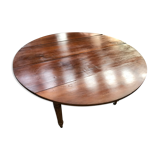 Louis Philippe shuttered dining table - 3 extensions