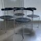 4 chaises pliantes « Soley », V. Hardarson pour Kusch & Co, années 80