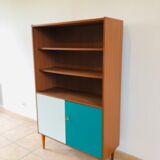 Vintage teak library 1970