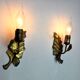 Pair of “leaf” wall lights, Italy, 1970