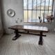 Table de monastère XXL en chêne, 19ème s.