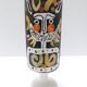 Black Lacquered Ceramic Goblet Vase by by Roger Capron, France