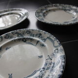 3 plates iron earth Paquerette de Longwy