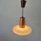 Pyramidal glass ceiling light, 1960s, Germany