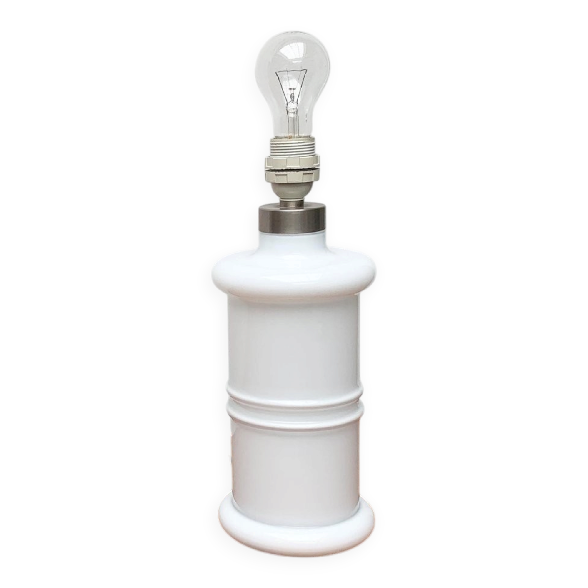 Vintage Danish glass table lamp Apoteker by Sidse Werner for Holmegaard