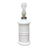 Lampe de table Apoteker en verre danoise vintage par Sidse Werner pour Holmegaard