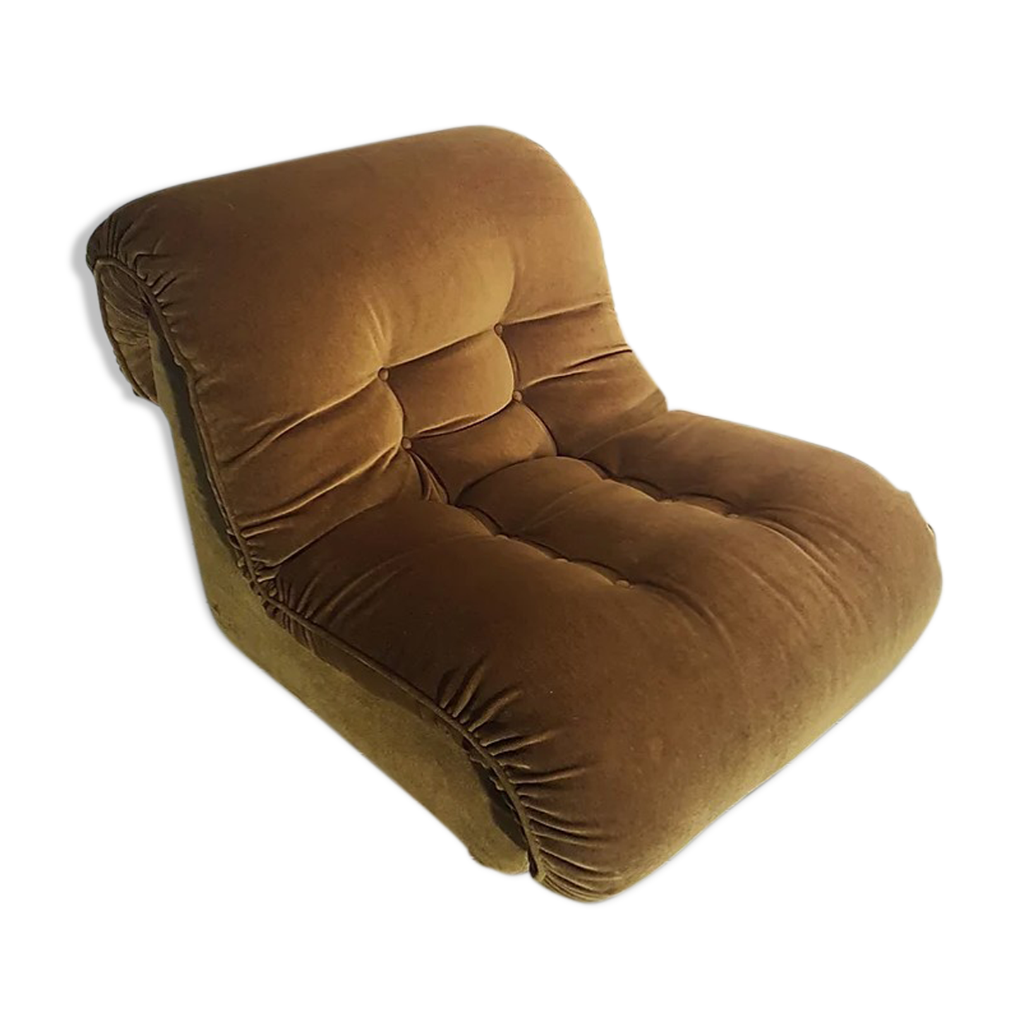 Olive 80's green velvet heater