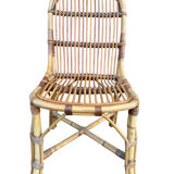 1960s rattan chairs from France