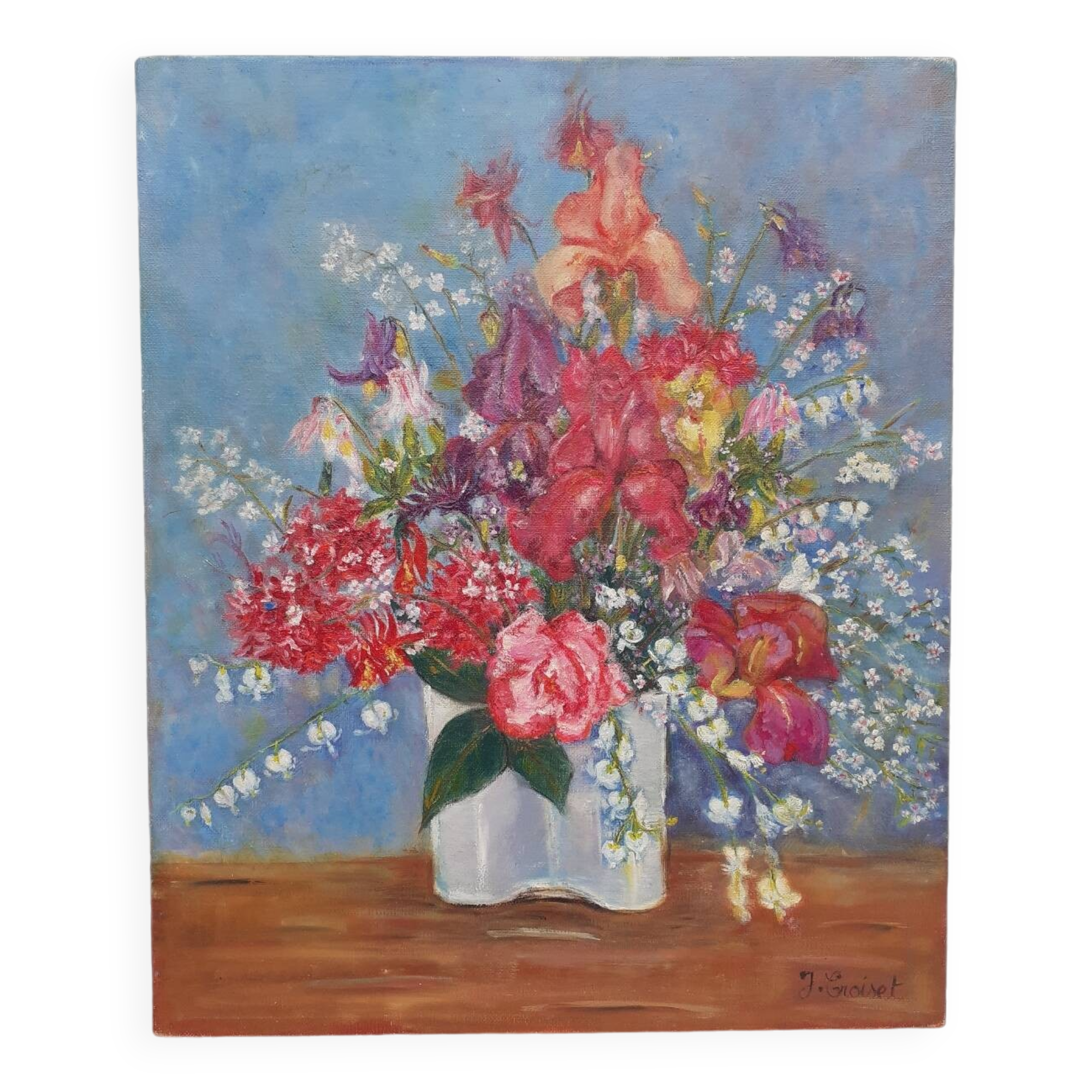 Oil painting on canvas "Bouquet"