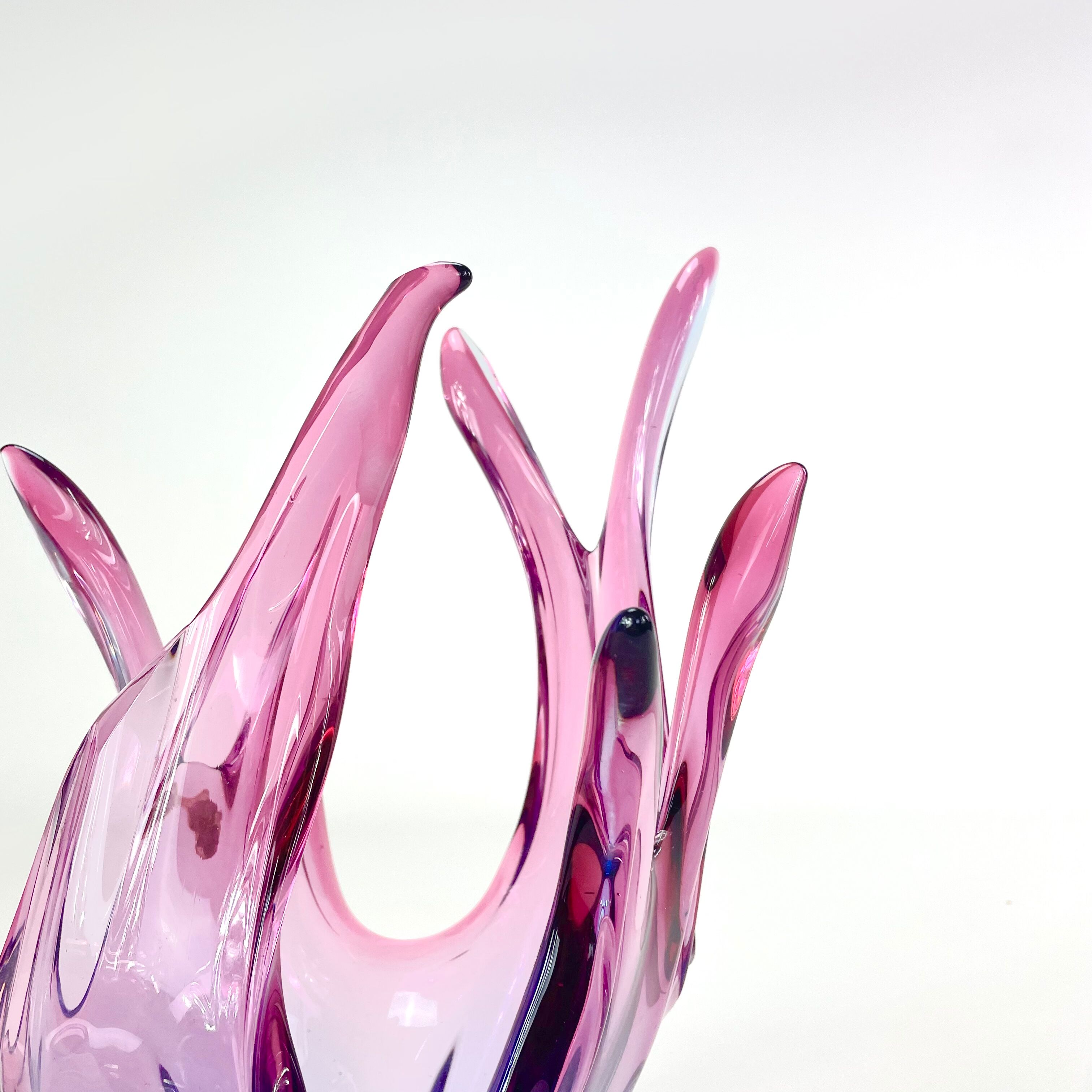 Murano glass fruit cup, 1960