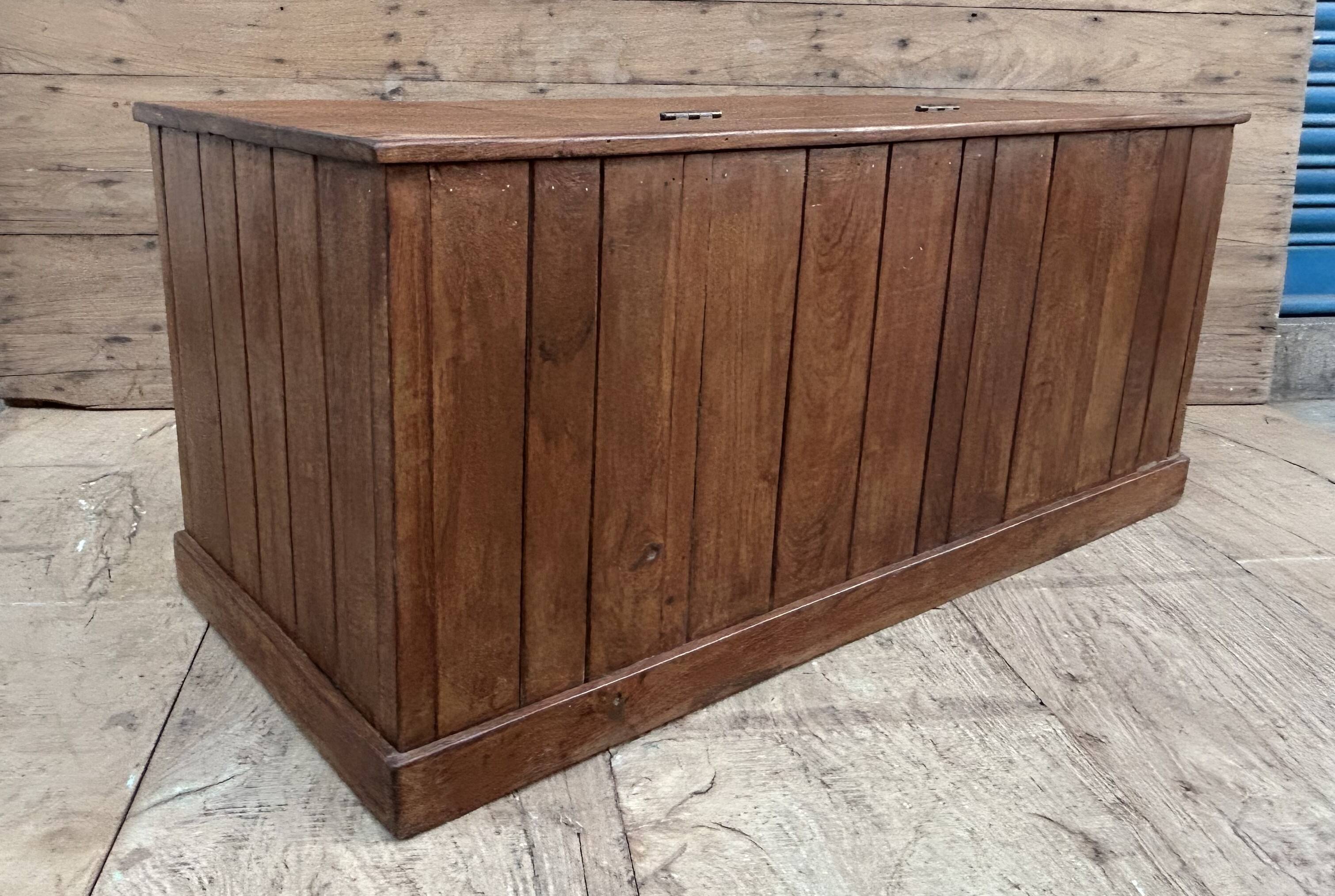 bench - teak safe from Burma