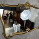 Large gold mirror