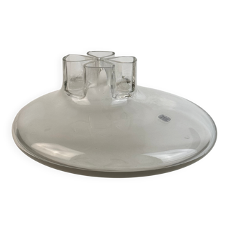 Large 1970s Signed Flower Vase by Alfredo Barbini for Barbini