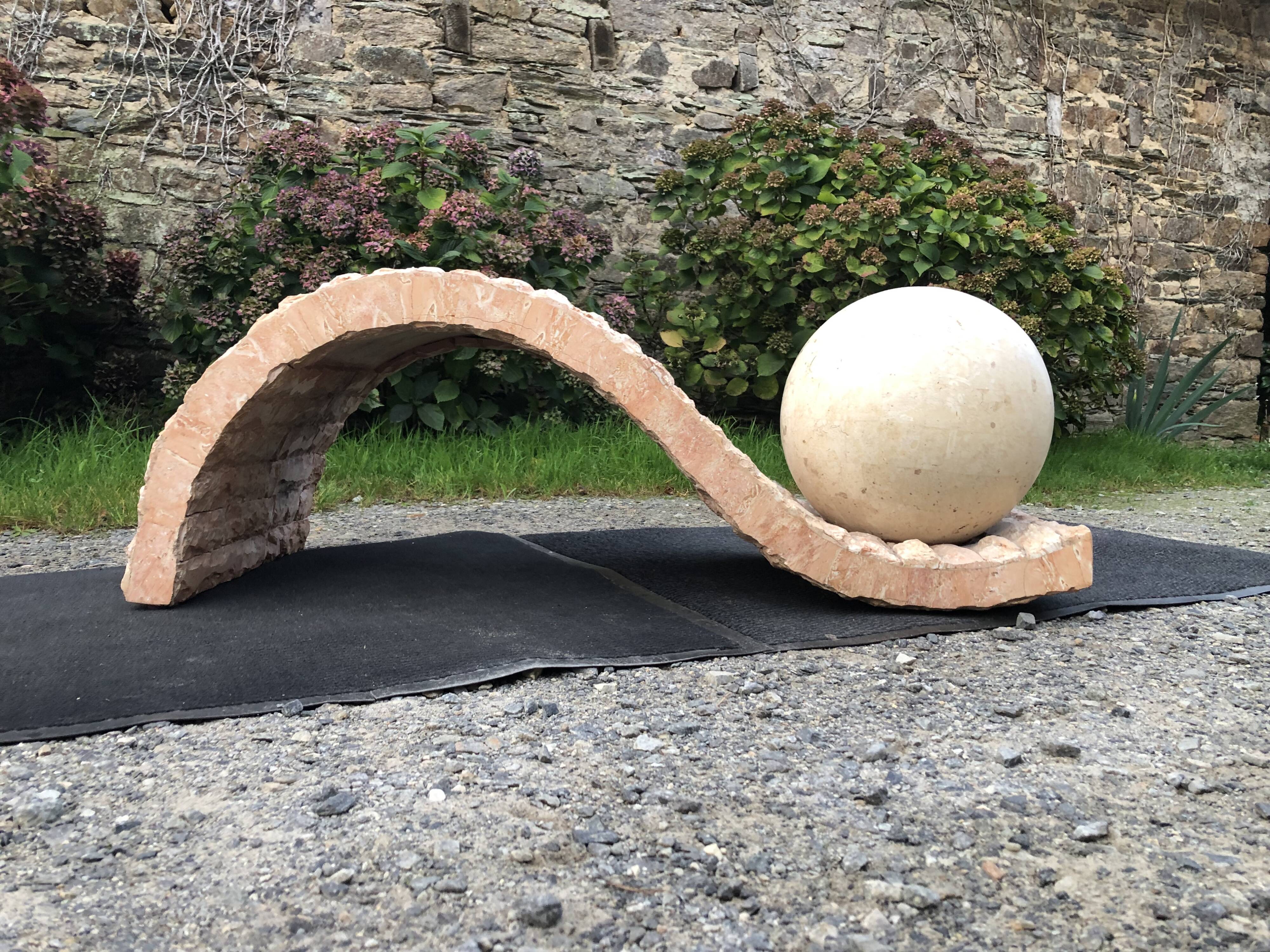 80s design coffee table. made of Mactan travertine stones from Magnussen ponte.