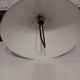 Vintage up and down pendant light in red and white lacquered metal
