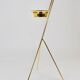 Rare Carl Auböck Brass Standing Floor Ashtray, Smoking Stand, Austria, 1950