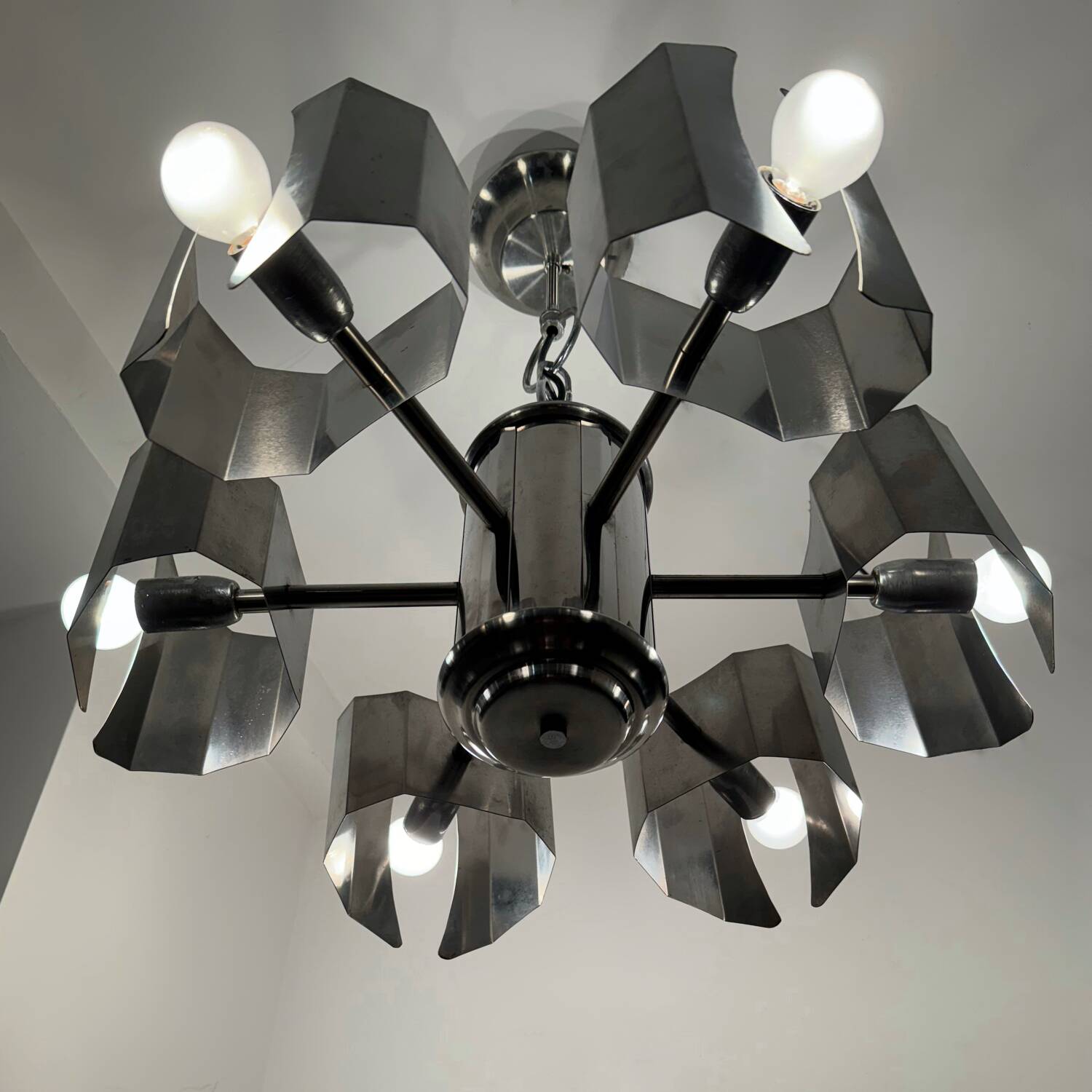 Space Age designer chandelier from the 70s