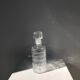 Vintage whisky decanter in glass