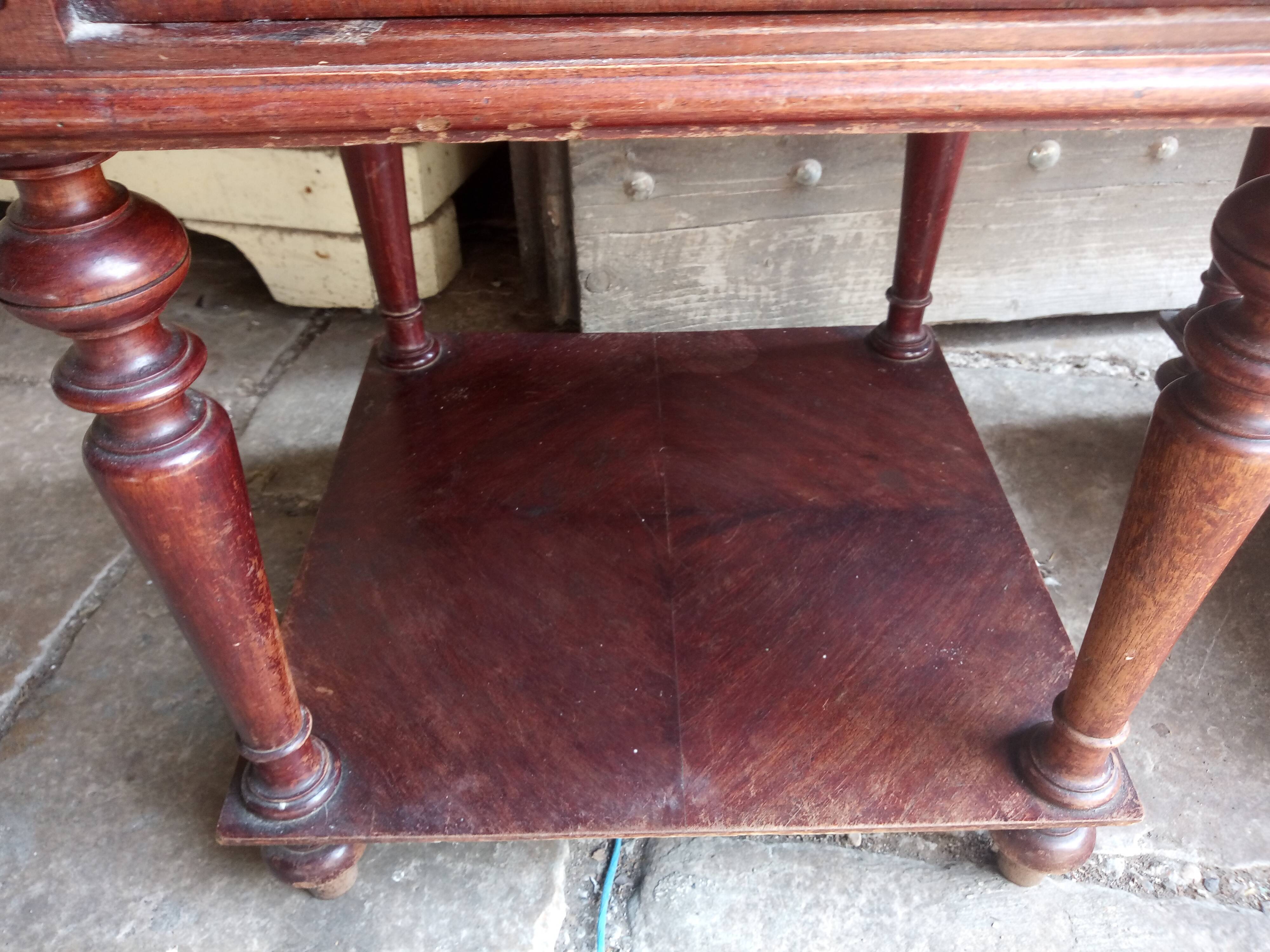 Pair of old bedsides