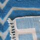 Contemporary Blue Rug - 271 x 218 cm
