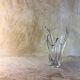 Vase en cristal style Daum forme libre