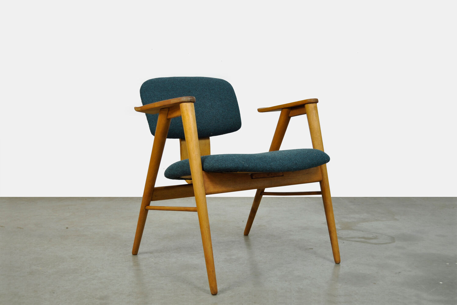 Mid-century set of two Birch armchairs FT14 by Cees Braakman for Pastoe, 1950s