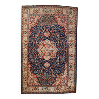 Tapis antique fait main Tabriz persan 190cm x 292cm (années 1920)