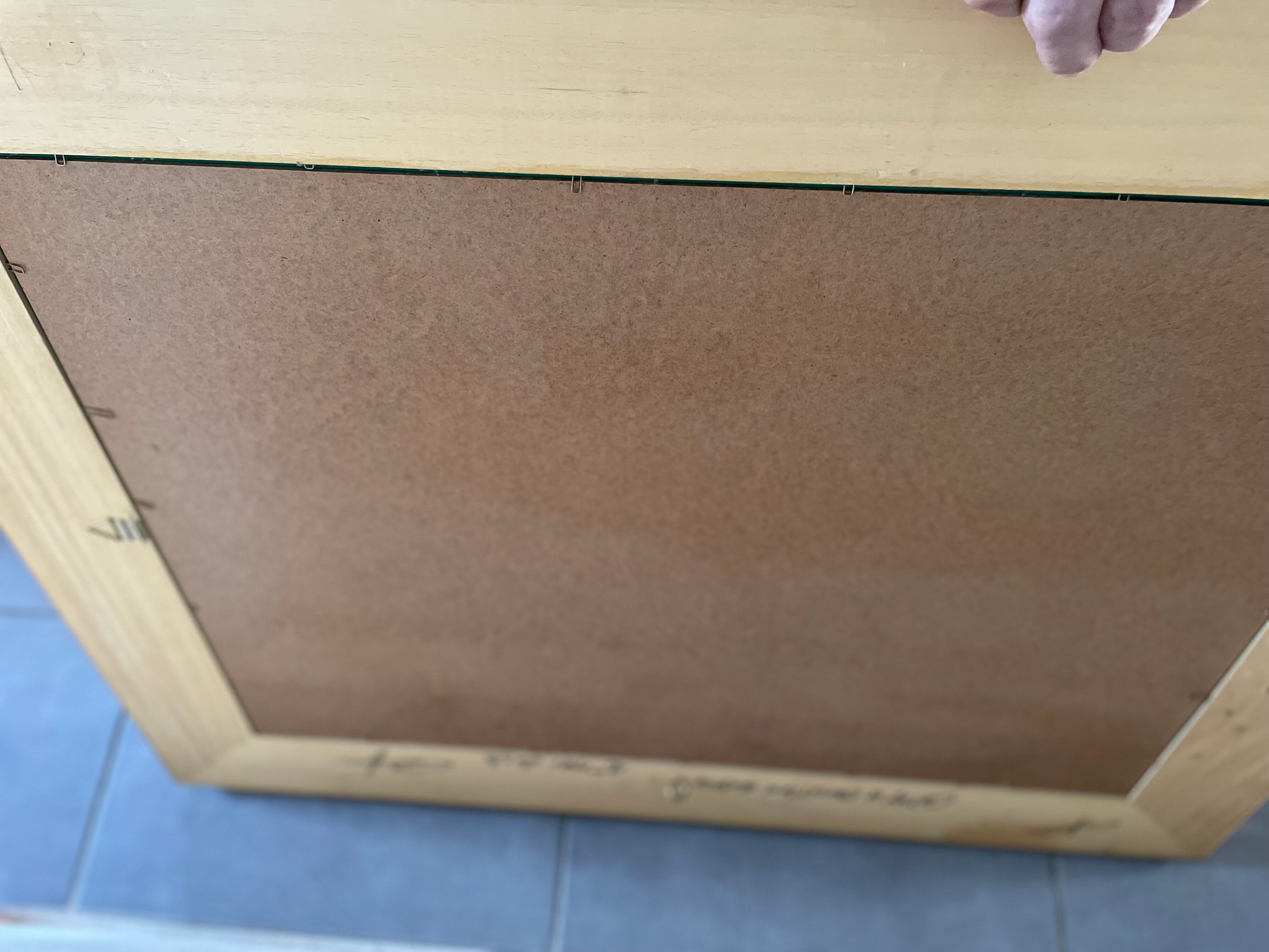 Beveled mirror with parcloses 97x77cm