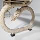 Banc de jardin français du début 1900 avec dragons et flèches