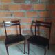 Lot de 2 chaises scandinave vintage