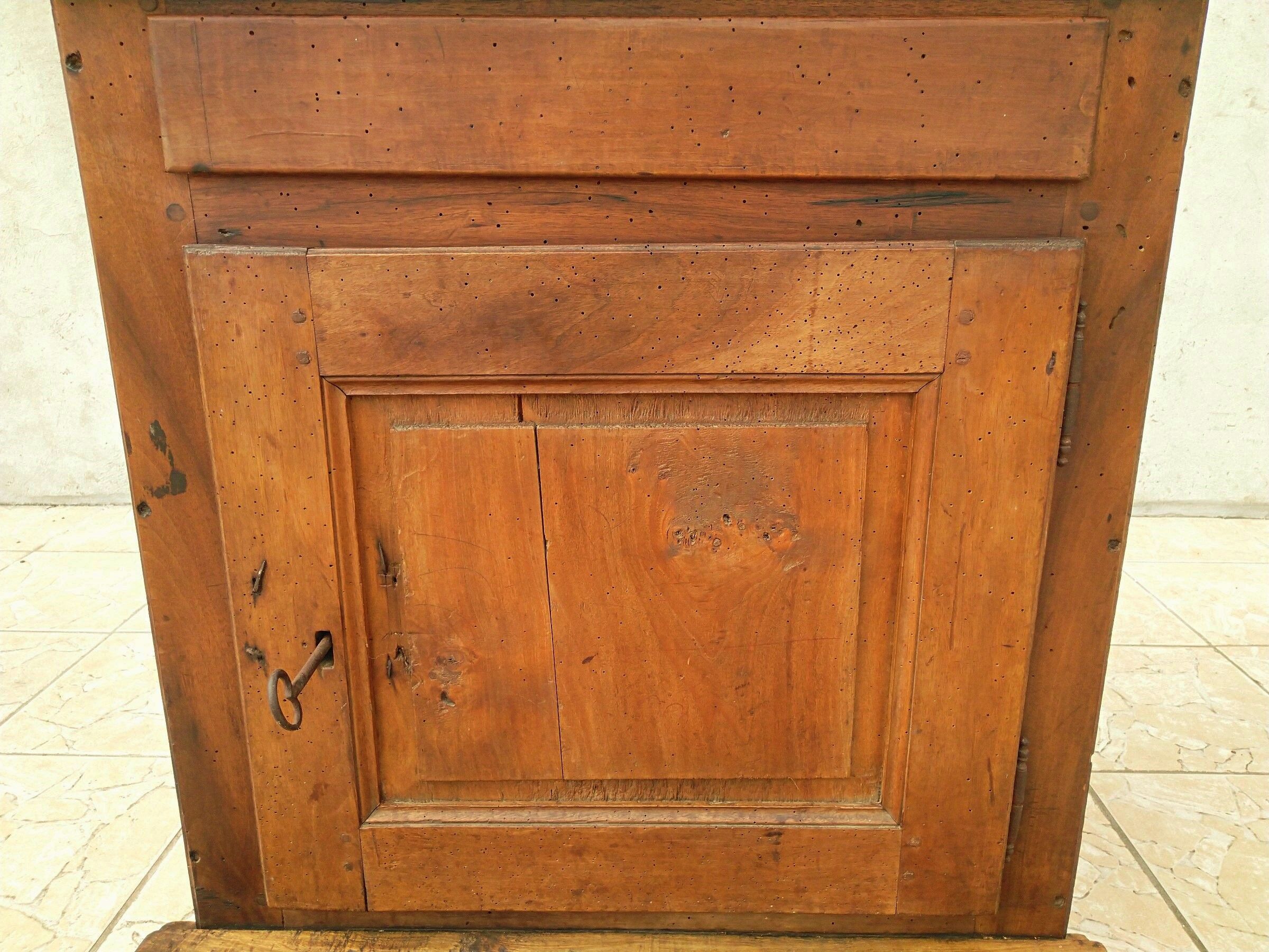 Walnut desk in the early 19th century