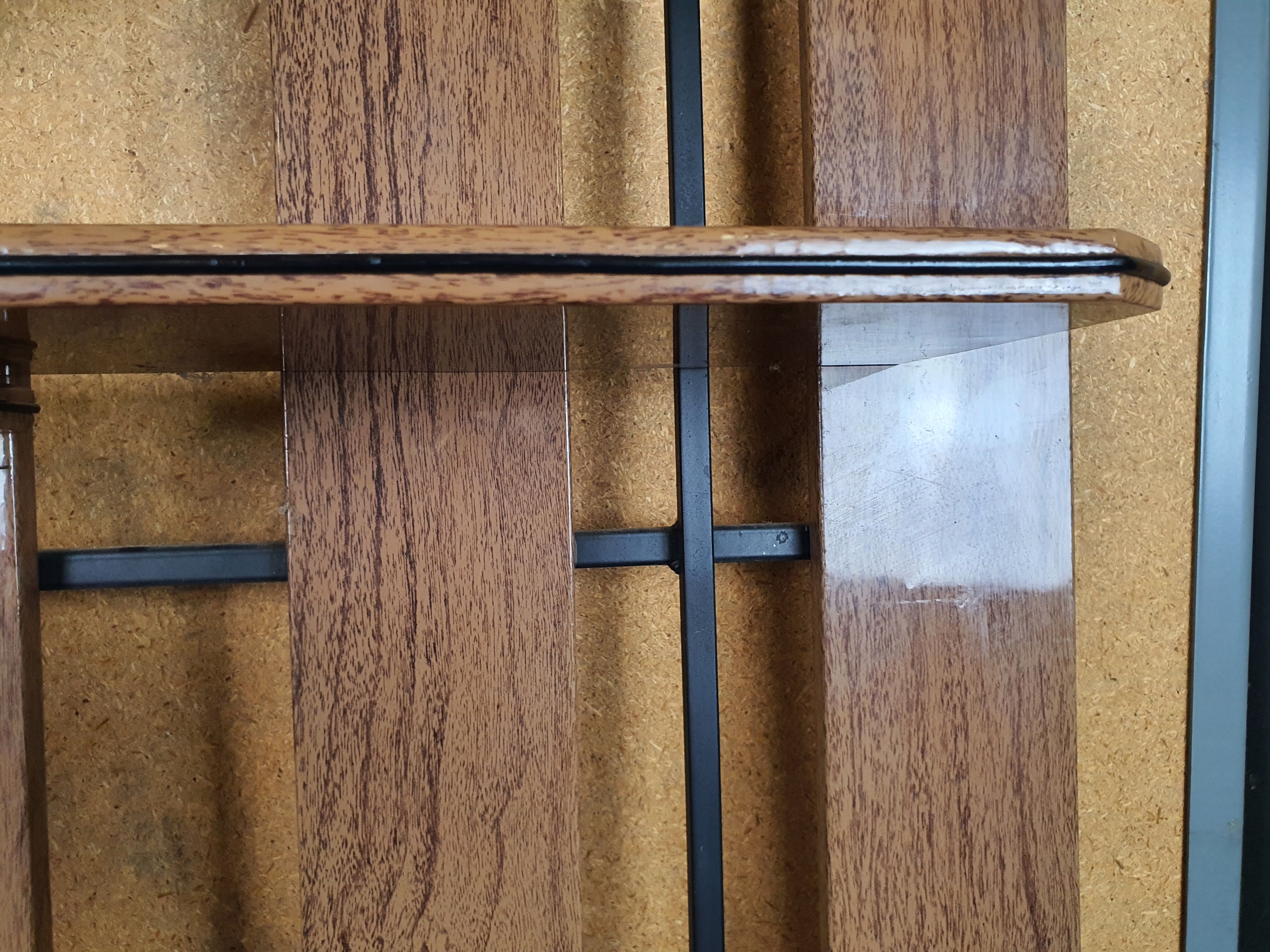 Wall coat hanger with mirror, 50s