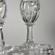 Cabaret set Baccarat 8 glasses and silver plated tray