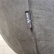 Grey leather swivel armchair Specter by DYYK (Almost new)