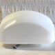 Square opaline globe ceiling or wall light, 25 cm - mid-20th century