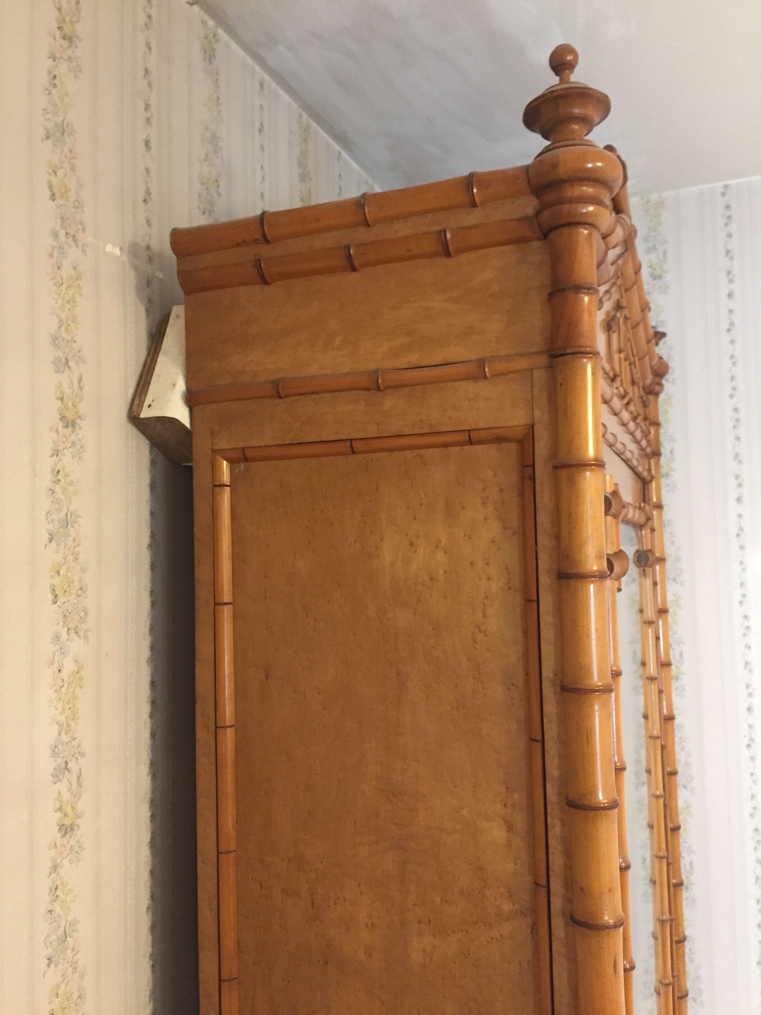 Ice cabinet bamboo collection circa 1870 Napoleon III