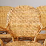 Fauteuil empilable en osier pour les espaces d'accueil extérieurs : une assise durable et élégante (1 article)