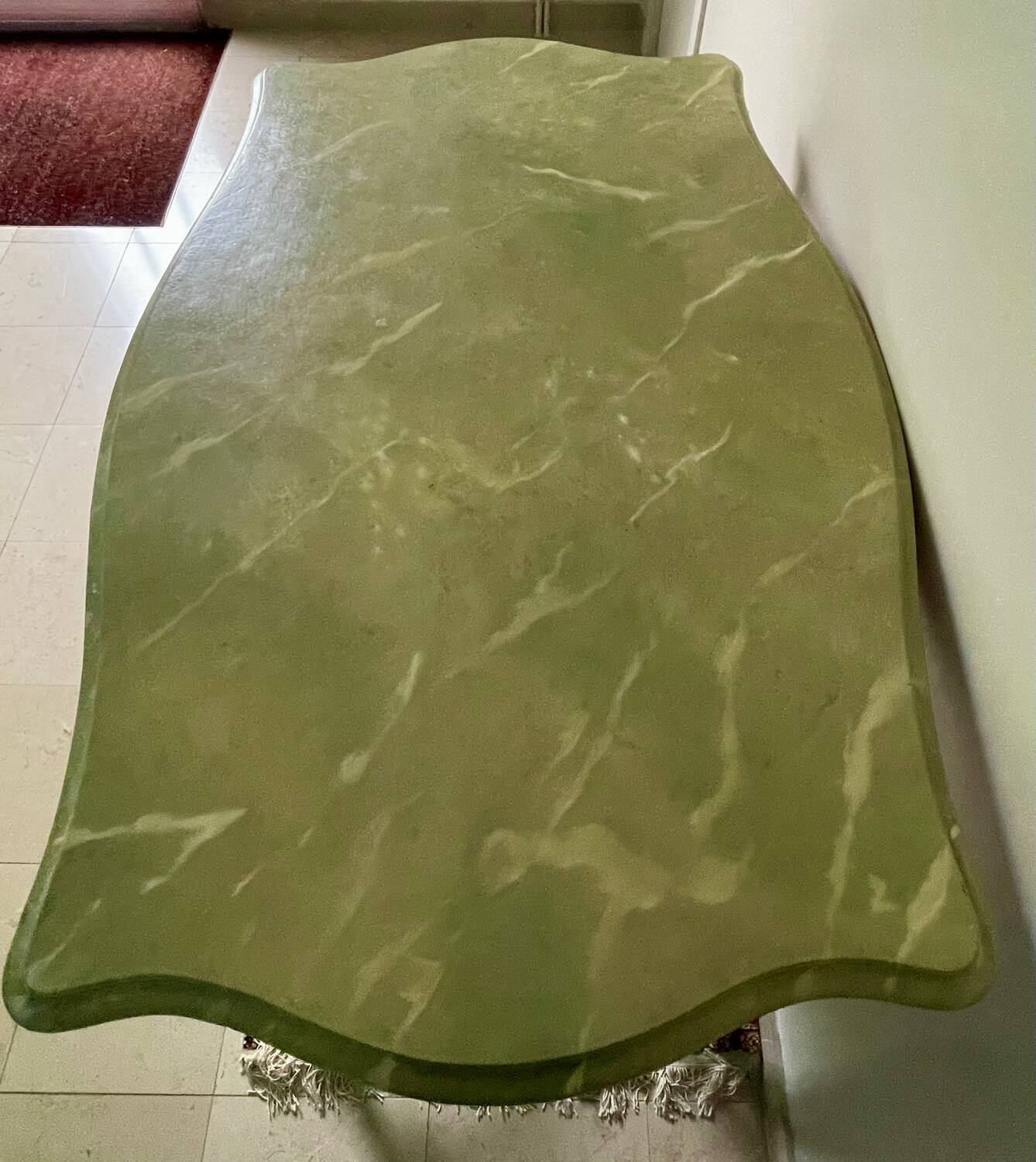 Louis XV style painted carved oak table