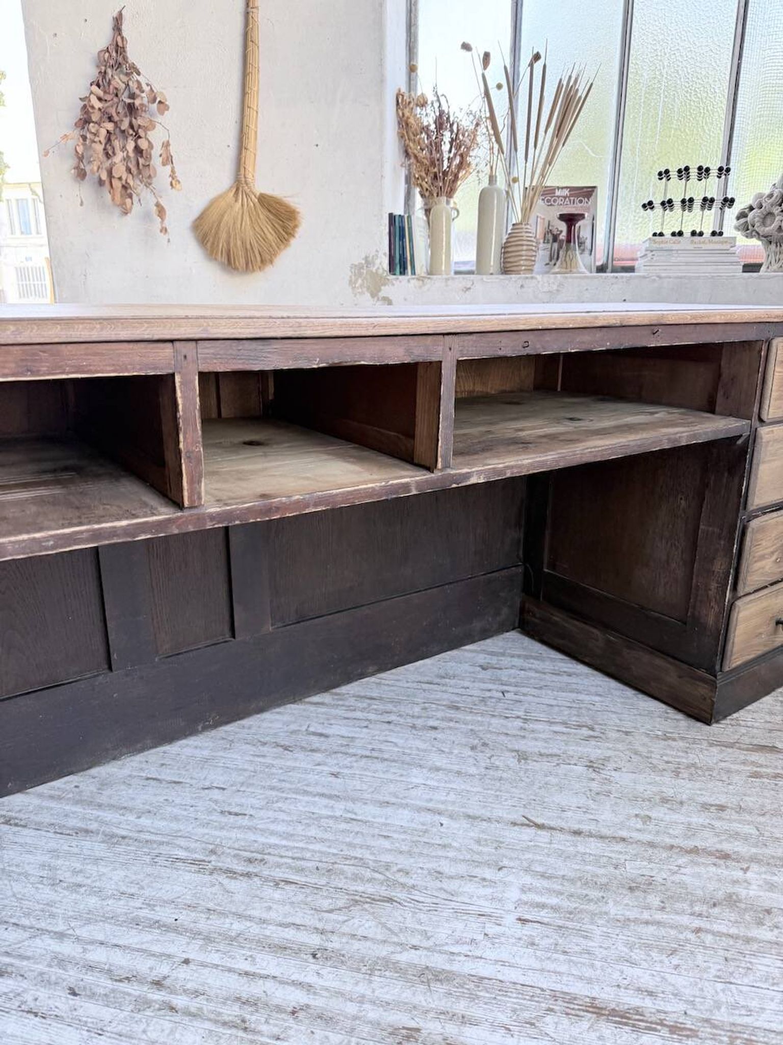 Oak workbench 250 cm XL 1950