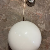 White glass ball suspension