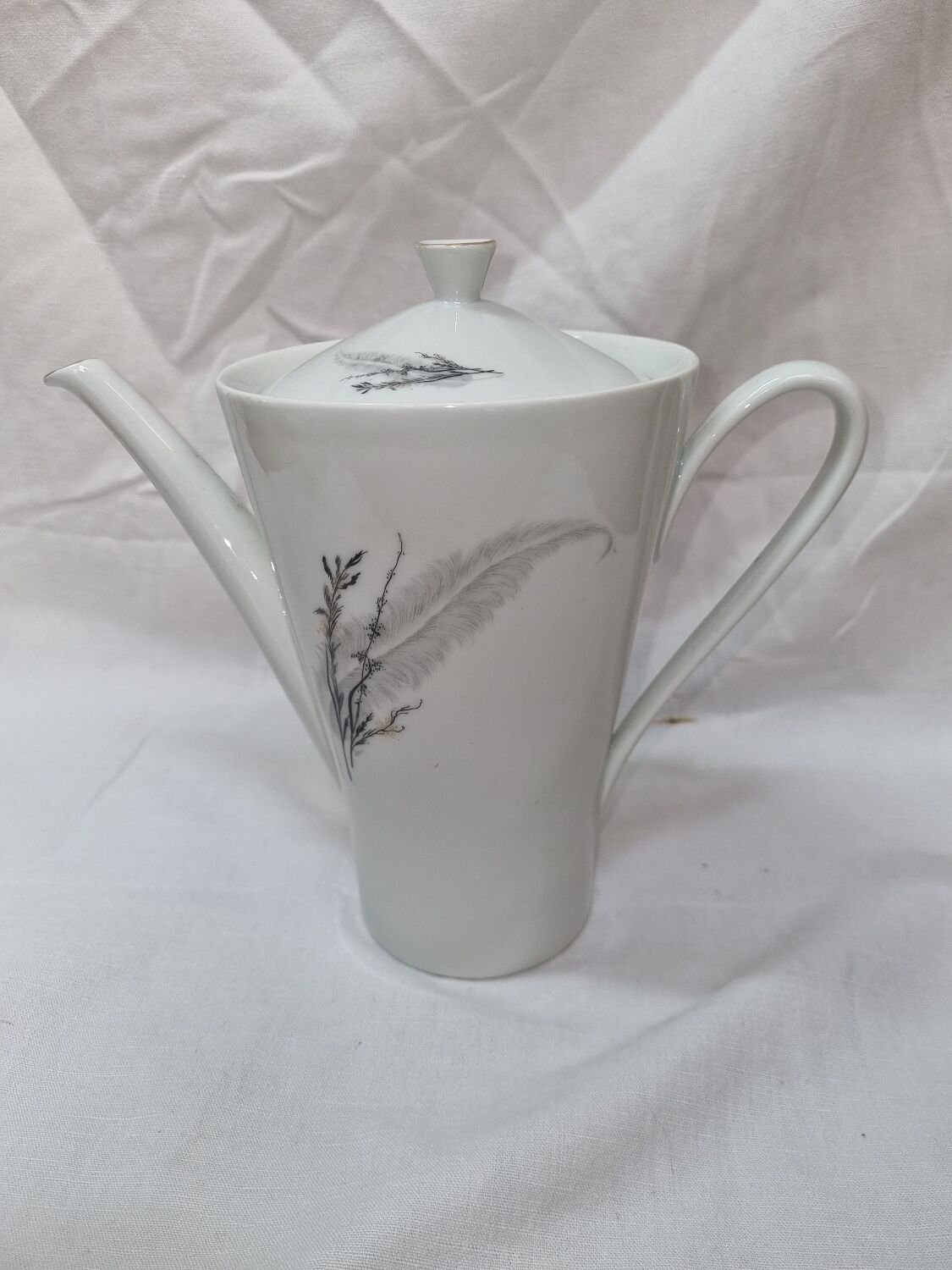 Cafetière porcelaine de Sologne et tasses