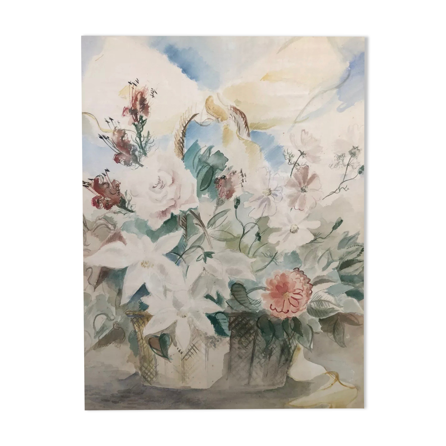 Painting old still life still life still life 1942 Raoul Dufy