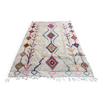 Tapis marocain berbère Azilal en laine fait main