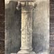 Neoclassical study charcoal plaster column atelier des beaux arts 1927