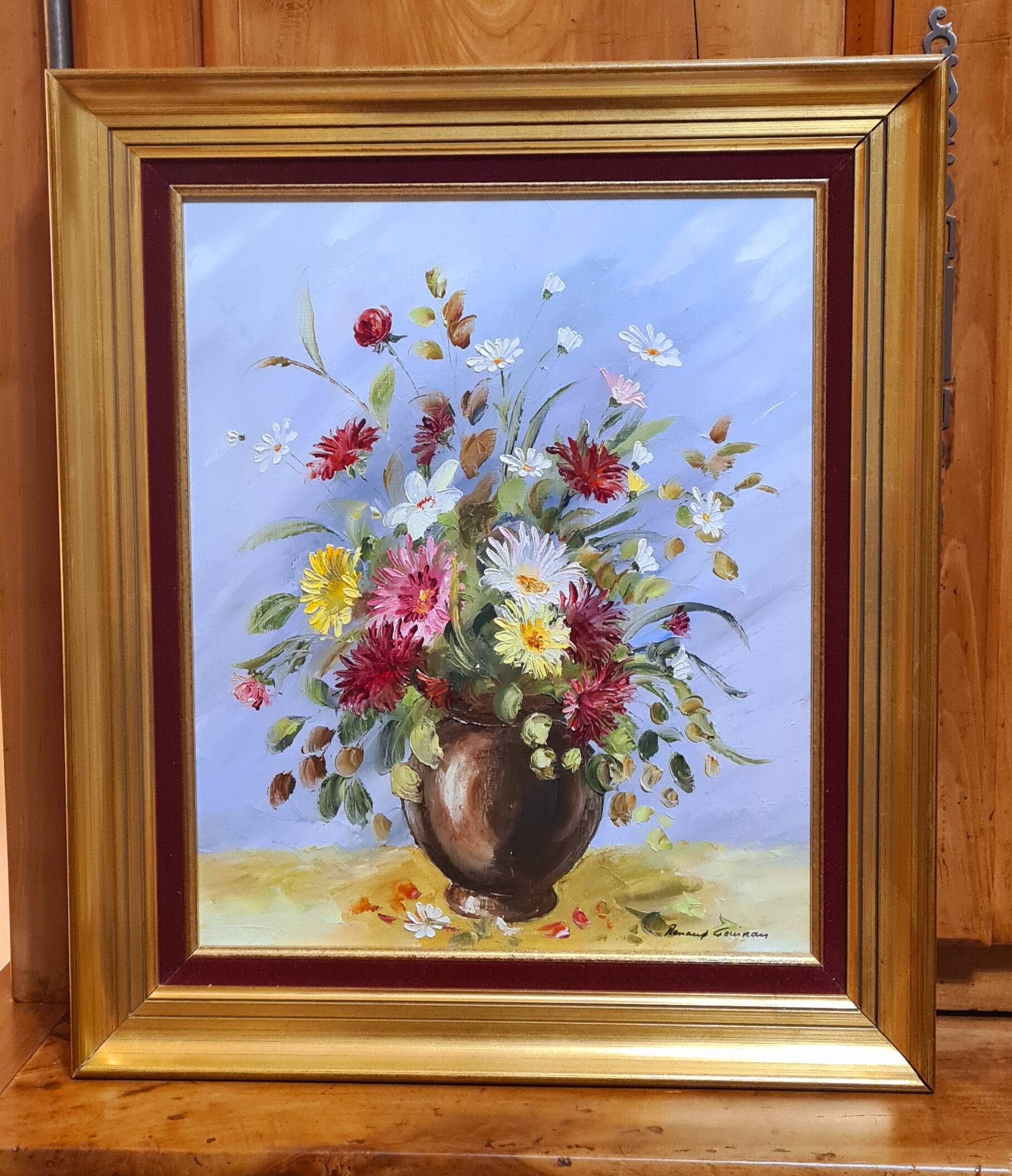 Large Oil on canvas Renaud Gouiran