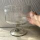 Set punch ou cocktail en verre soufflé bullé , esprit Biot