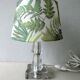 Lamp Art Deco glass and brass 40 years