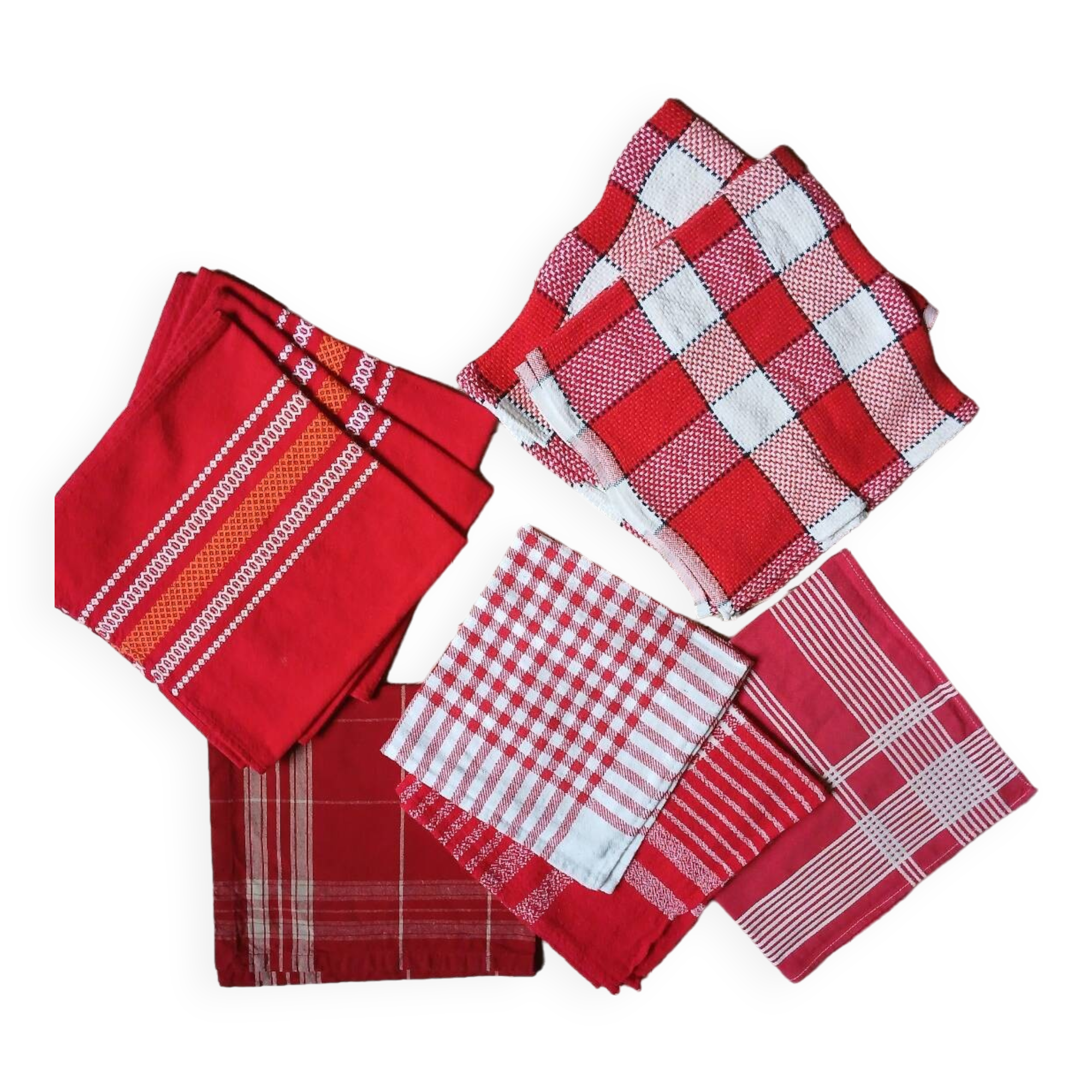 Set of 9 vintage napkins