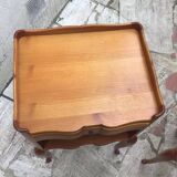 Pair of Louis XV style bedside tables in solid wood
